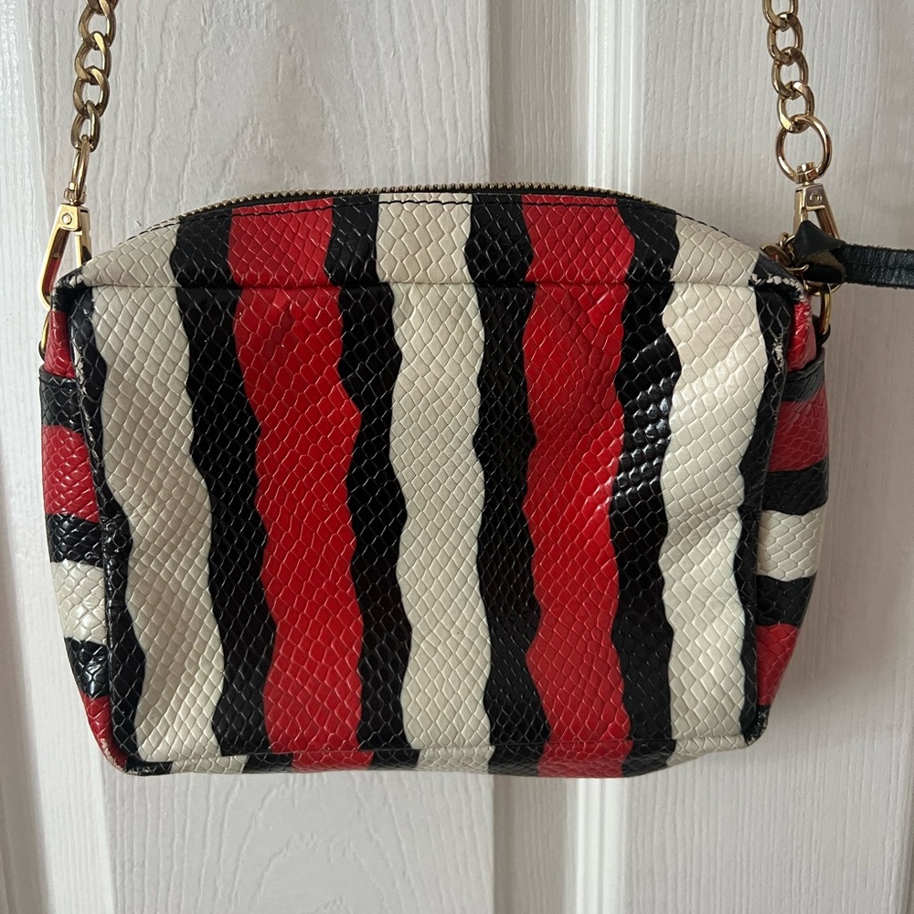 Clare V Poppy Snake Midi Sac